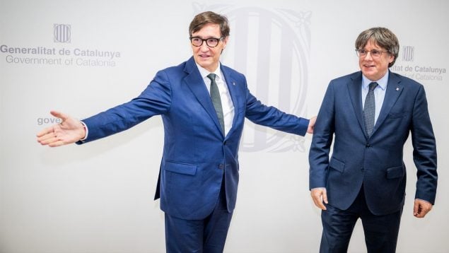 Salvador Illa, Carles Puigdemont