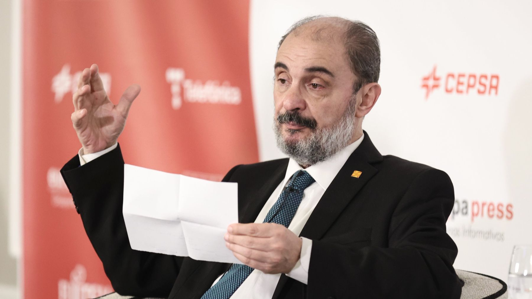 Javier Lambán tendrá una calle en Zaragoza con el apoyo de todos los partidos salvo Vox