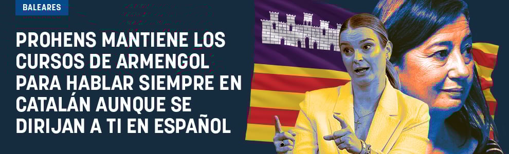 Prohens mantiene los cursos de Armengol para hablar siempre en catalán aunque se dirijan a ti en español