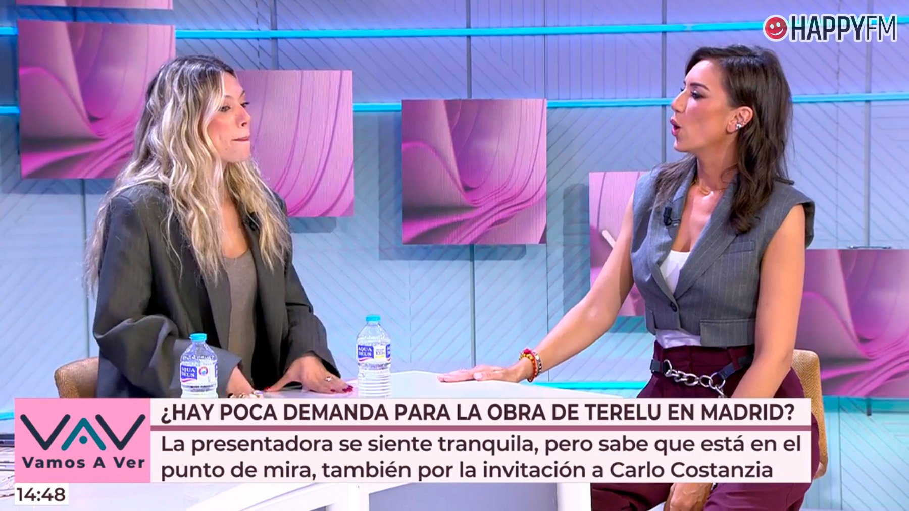 Alejandra Rubio y Patricia Pardo en Vamos a ver. (Mediaset)