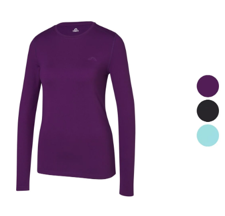 Camiseta técnica térmica para mujer barata de Lidl