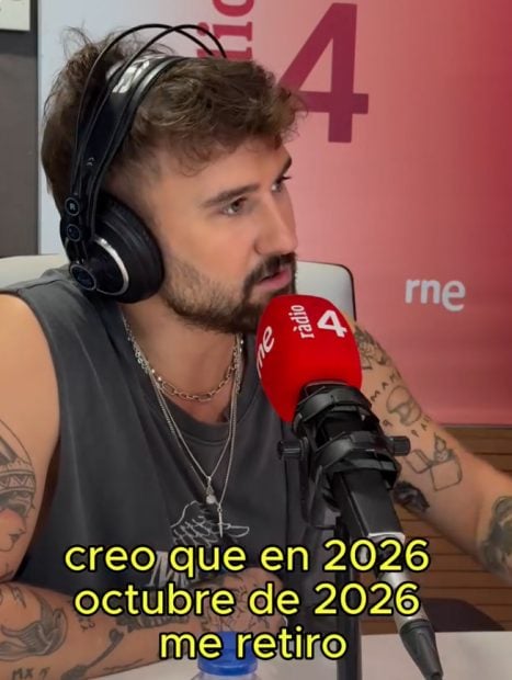 Dani Fernández en su entrevista para 'Xavifornia', de RNE.