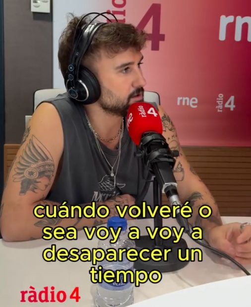 Dani Fernández en su entrevista para 'Xavifornia', de RNE.