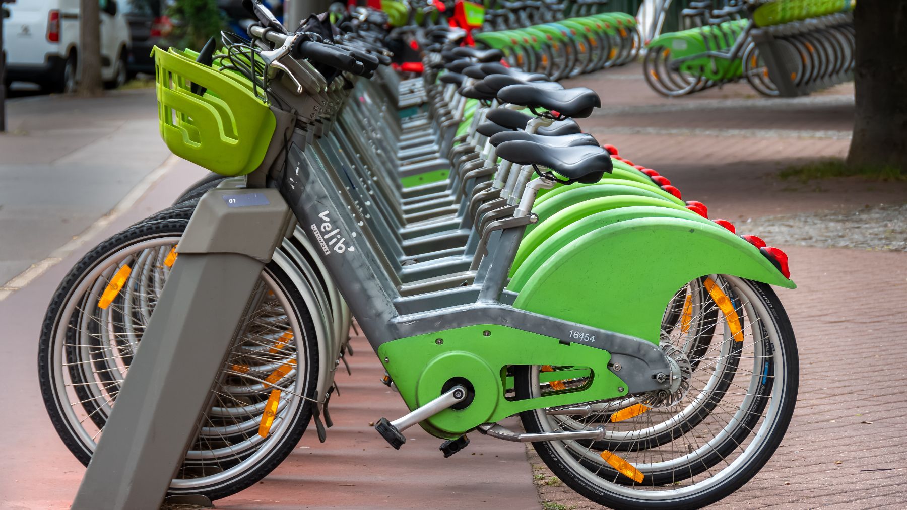 Sistema de bicicletas compartidas de París.