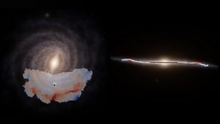 Ola cósmica atraviesa la Vía Láctea, astrónomos descubren que la vía láctea tuvo un origen catastrófico, movimientos en la vía láctea, ola cósmica en la vía láctea, descubrimiento de Gaia, gaia y agencia espacial europea.