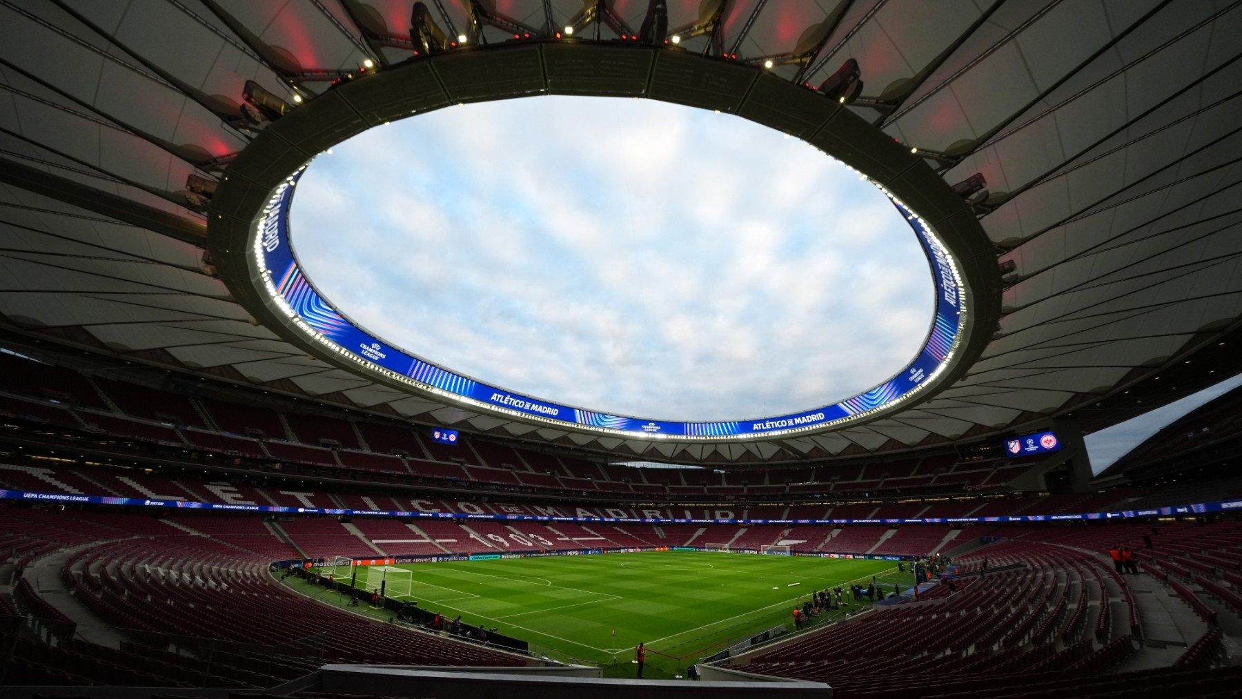 Estadio Riyadh Air Metropolitano, en la previa del último partido de Champions.