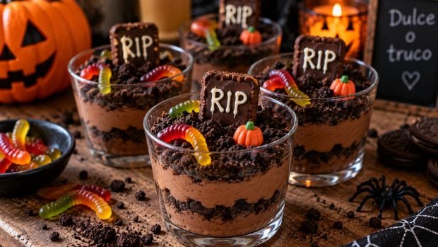 Receta de vasitos de tierra de cementerio paso a paso