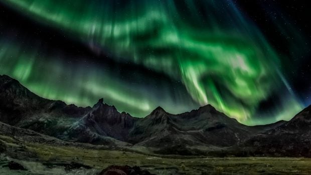 Una aurora boreal en España