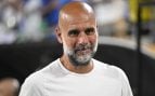 Pep Guardiola, en un partido con el Manchester City. (EFE)