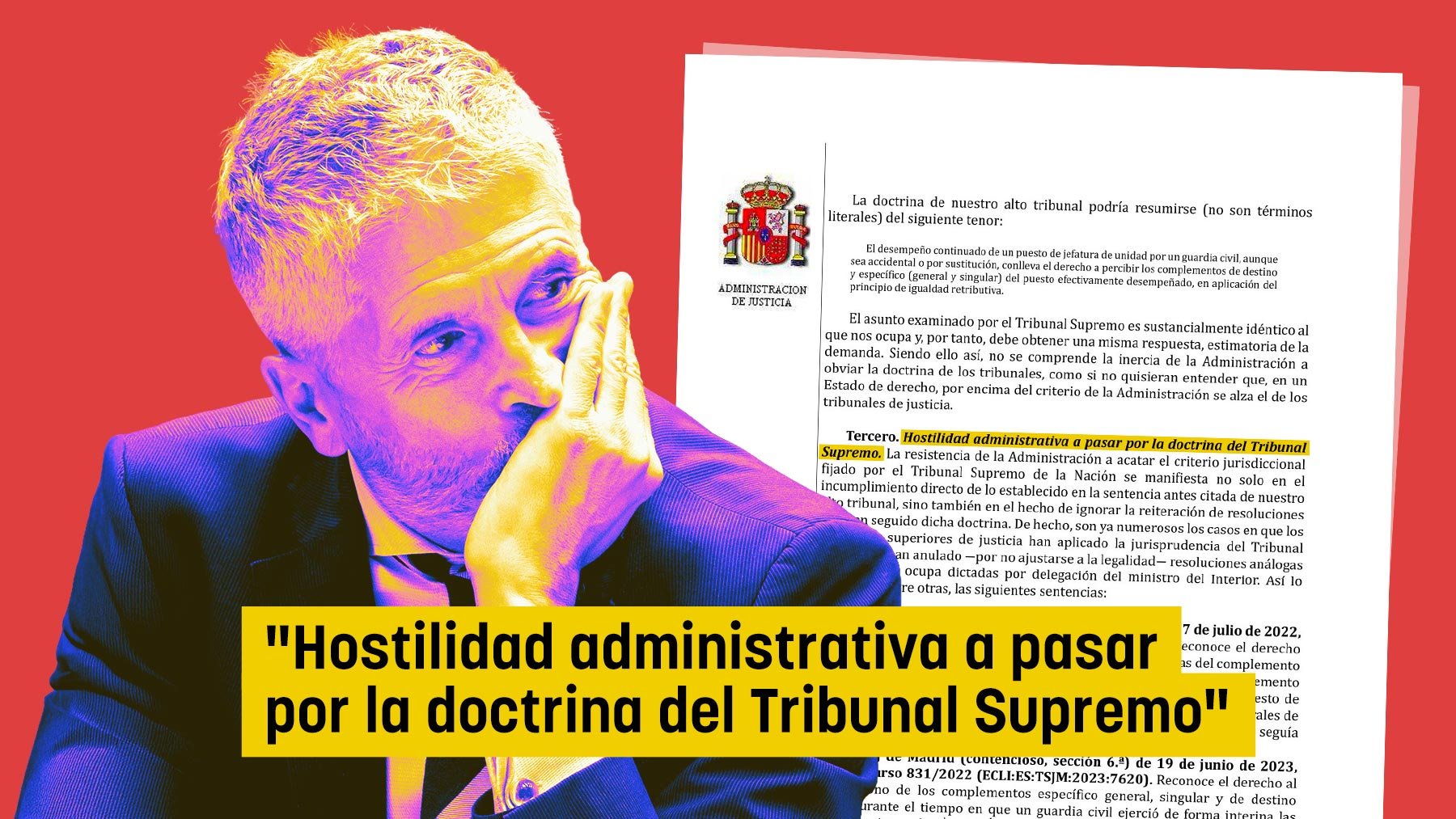 Marlaska, Supremo, guardias civiles, retribuciones