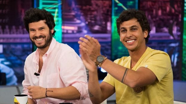 Willy Bárcenas y Antón Carreño de Taburete en El Hormiguero. (Atresmedia)