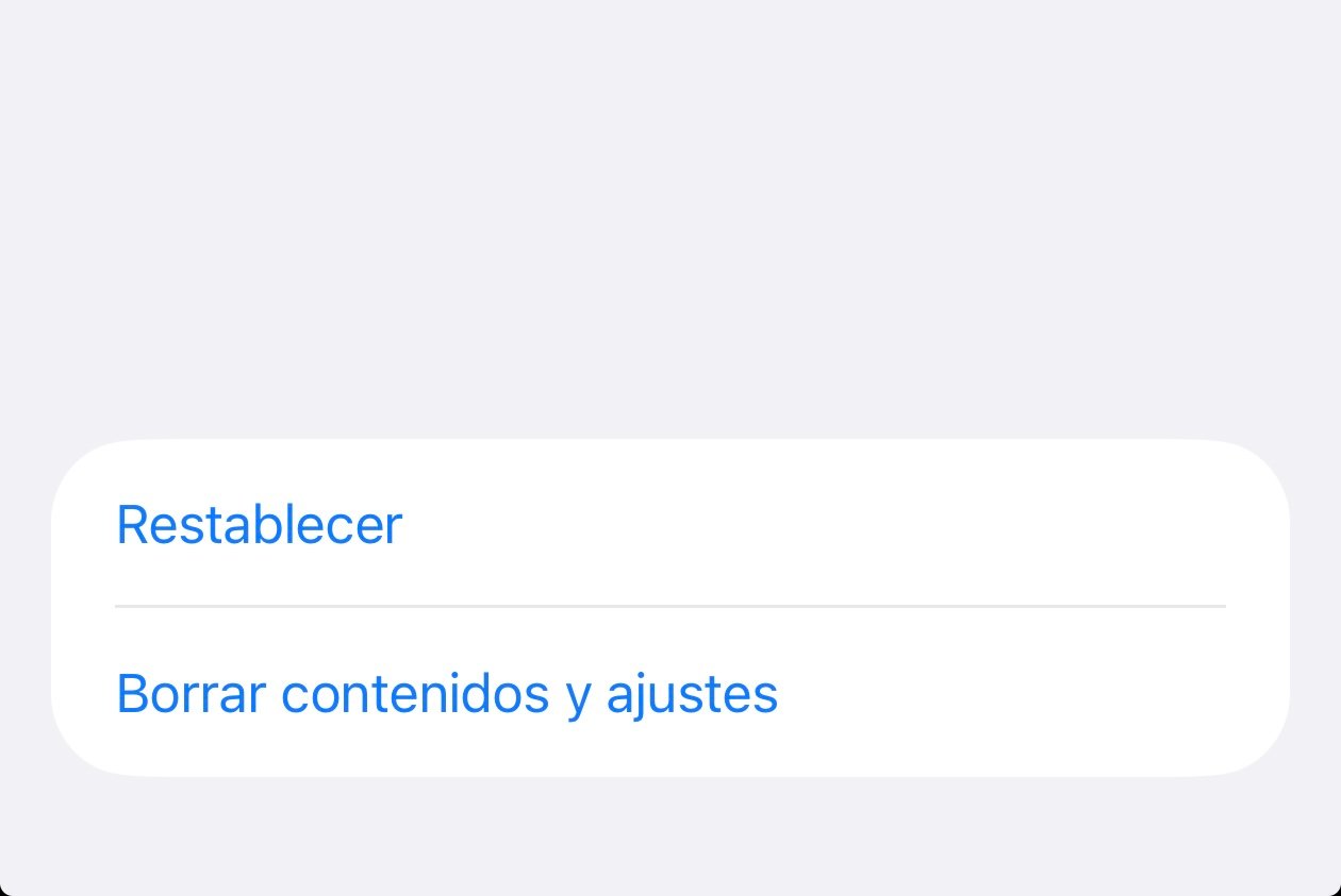 eliminar los datos personales del iPhone