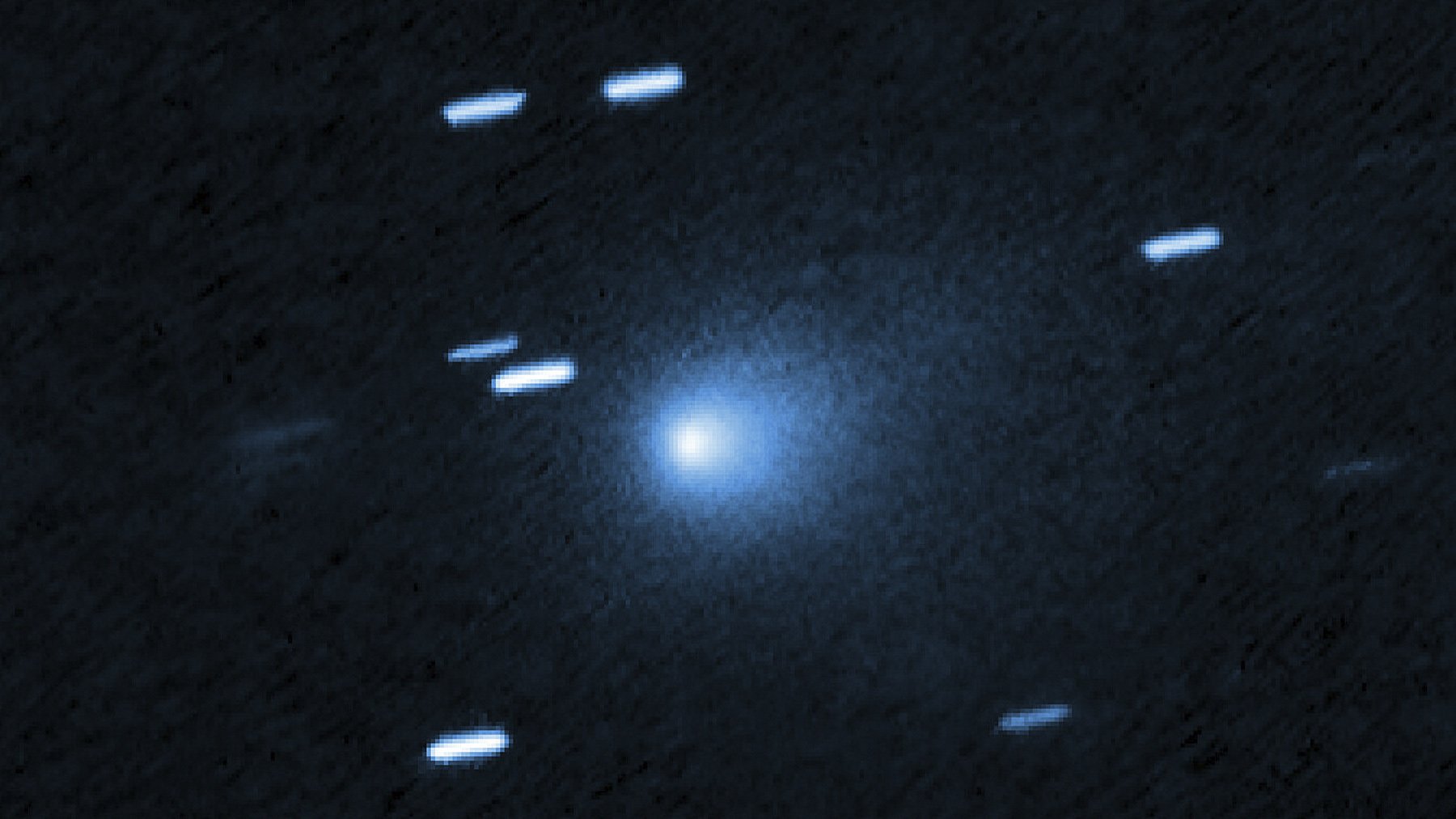 3I ATLAS fotografiado por el Hubble. Foto: ESA/Hubble en Wikimedia Commons.