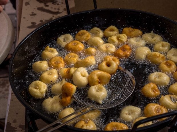 día de las vírgenes, buñuelos