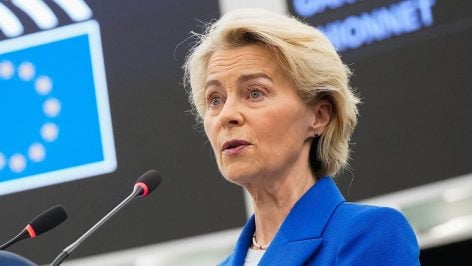 La presidenta de la Comisión Europea, Ursula von der Leyen.