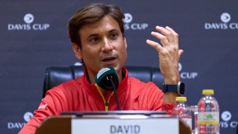 Ferrer durante una rueda de prensa. (Getty)