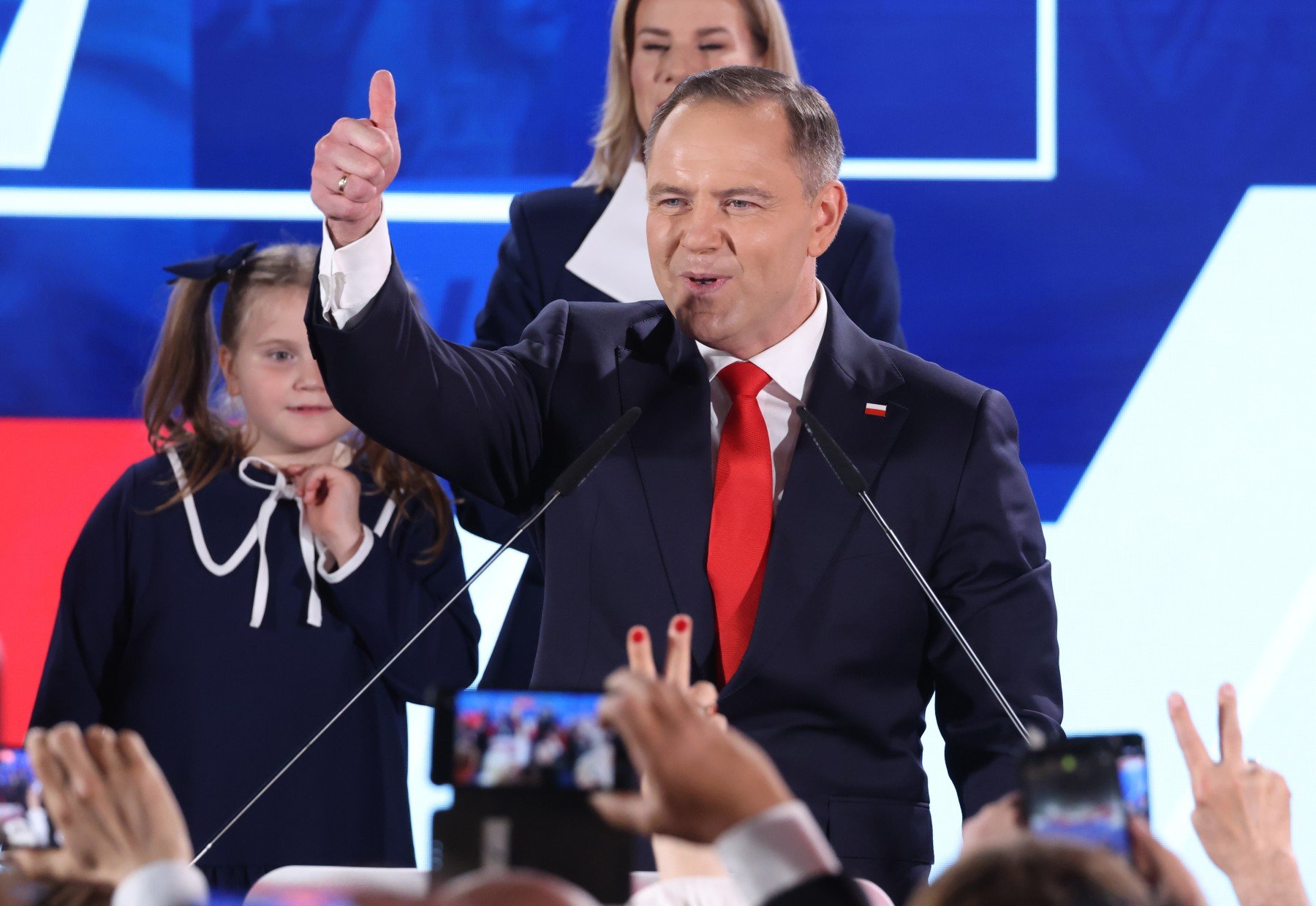 El presidente de Polonia, Karol Nawrocki. (Getty Images)