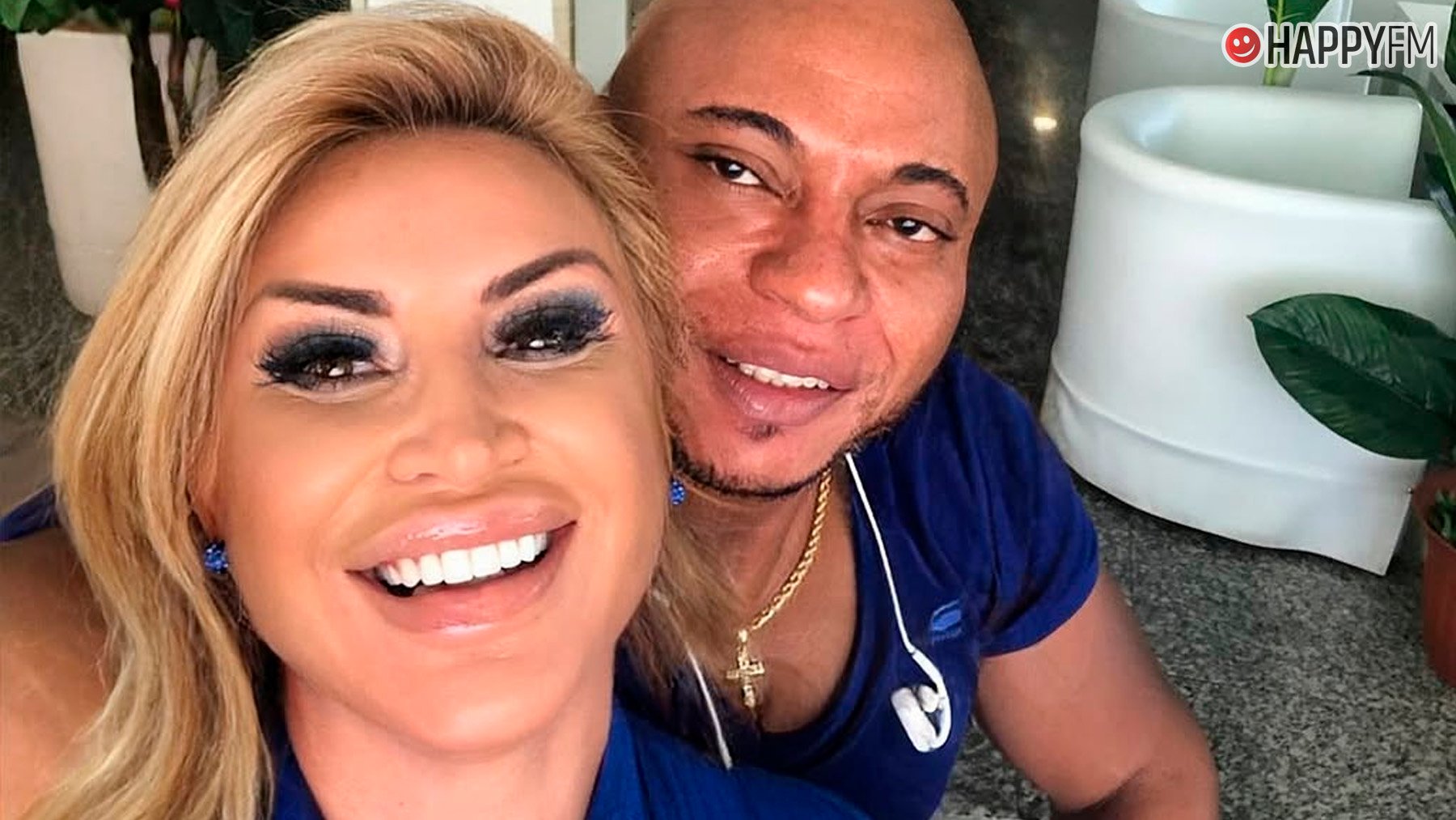 Raquel Mosquera y su marido Isi. (Instagram)