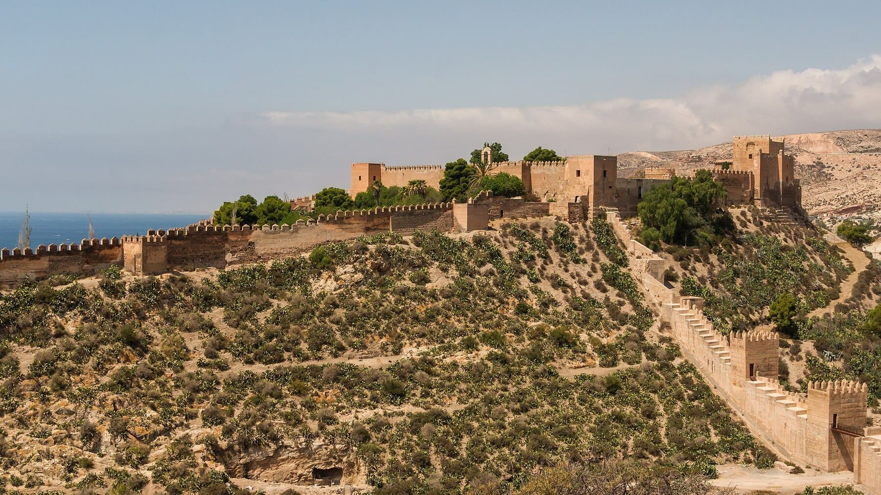 Alcazaba de Almería. Foto: Jebulon.