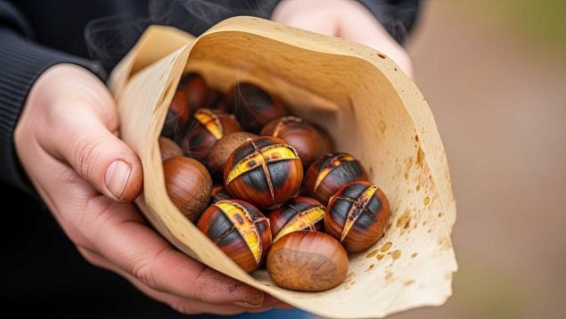 Castañas asadas