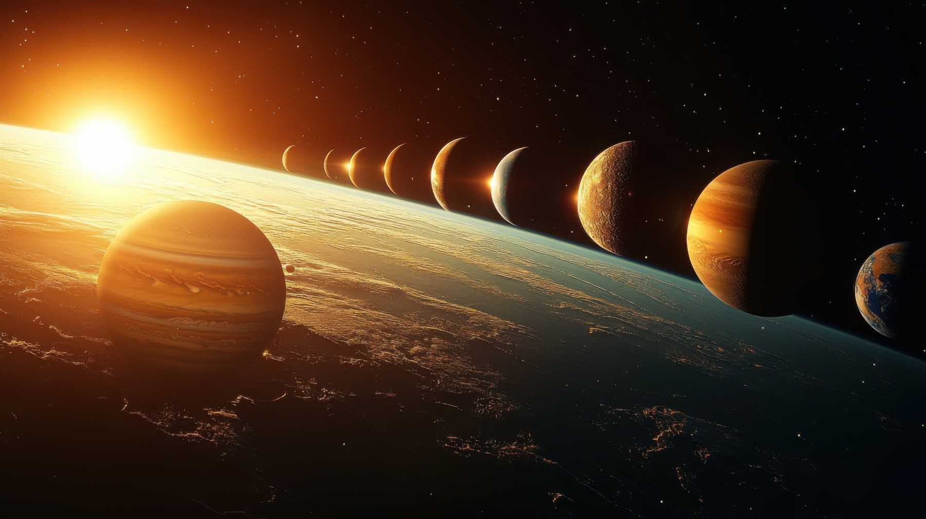 Conjunción planetas