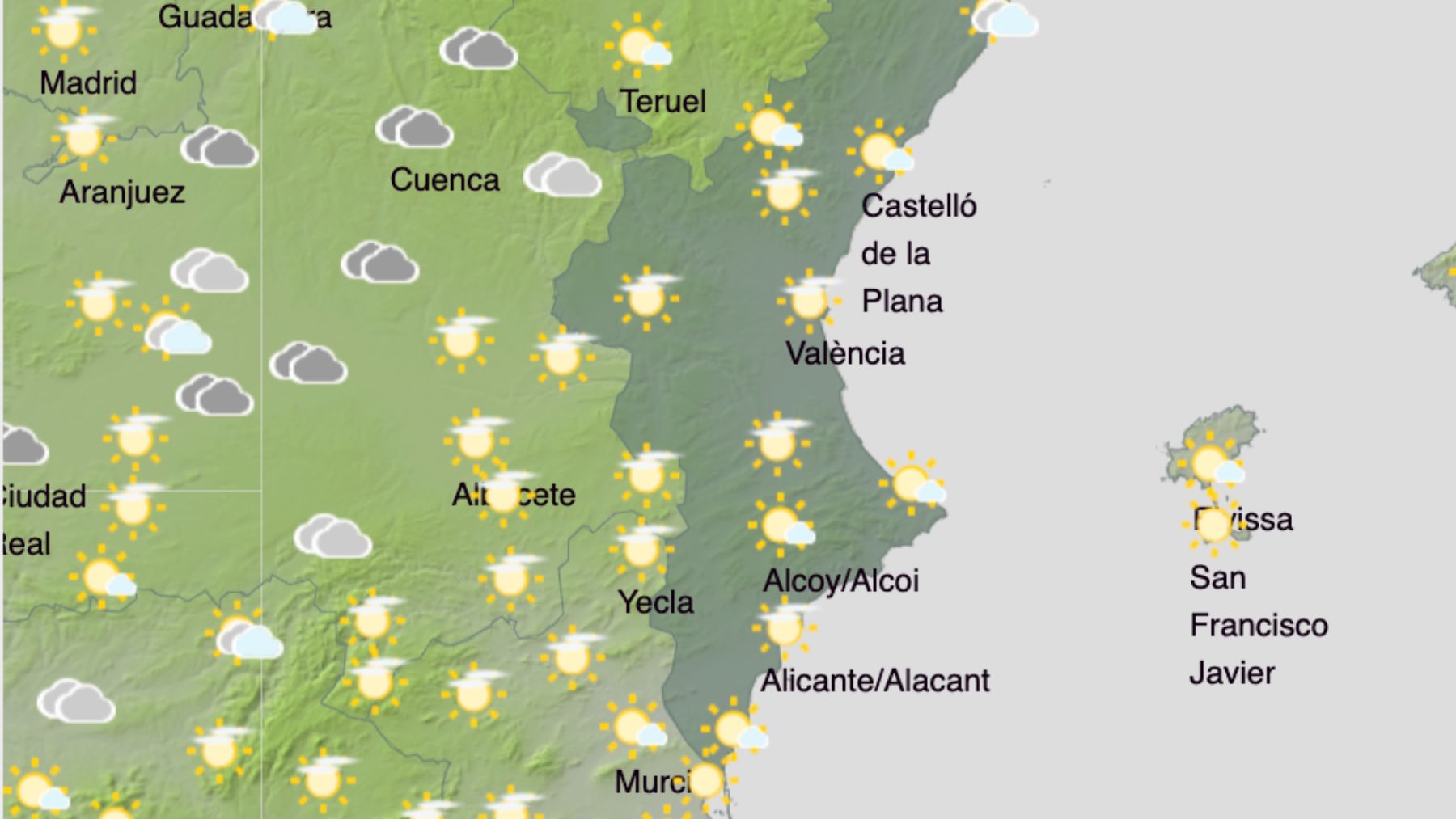 La AEMET confirma la nueva amenaza a Valencia y Alicante: «Rachas muy fuertes de viento»