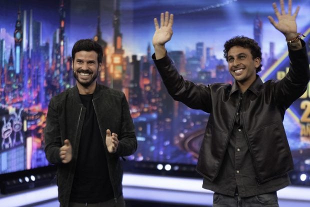 Pablo Motos con el grupo Taburete en El Hormiguero (Atresmedia).