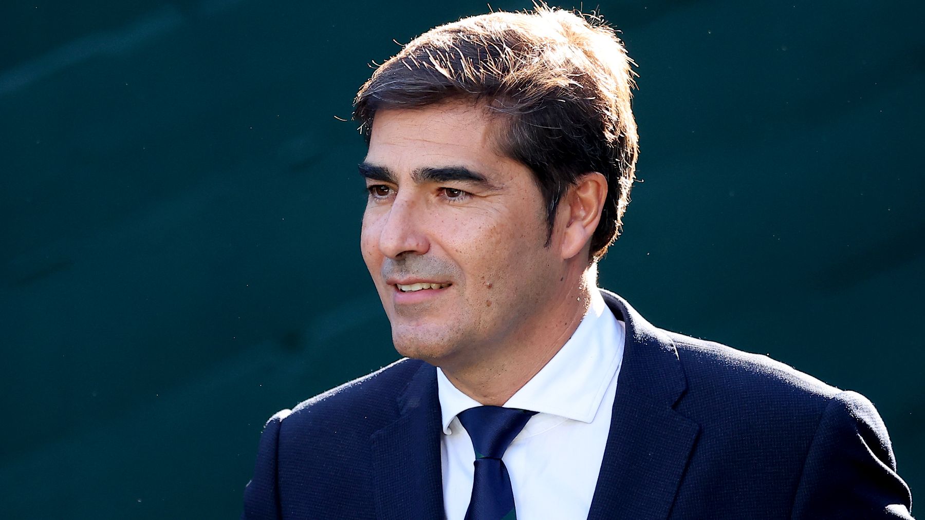 Ángel Haro, presidente del Betis, antes de un partido de la Liga. (Getty)