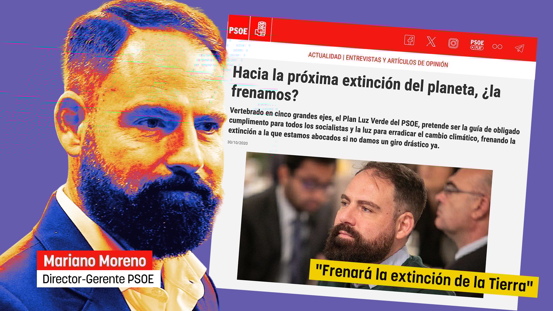 Así vendía el gerente de la ‘caja B’ su plan para captar donaciones: «Frenará la extinción de la Tierra»