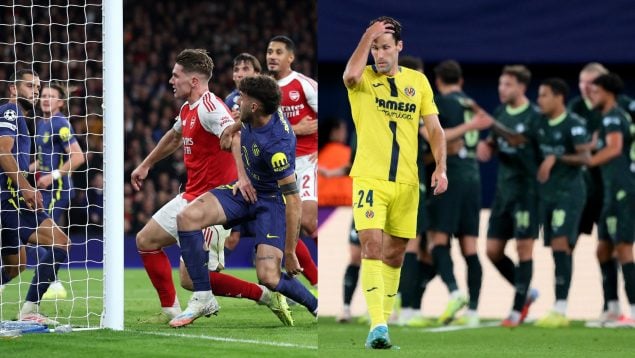 Atlético de Madrid y Villarreal perdieron en sus duelos ante equipos Premier.
