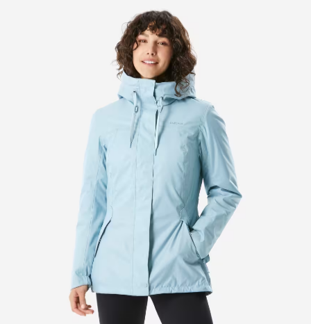 Abrigo de montaña y nieve impermeable Mujer Quechua NH500