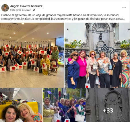 Post publicado por la presidenta de AMAMA.