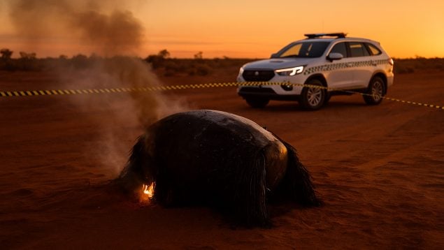 Objeto que cayó del cielo