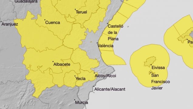 alerta amarilla viento