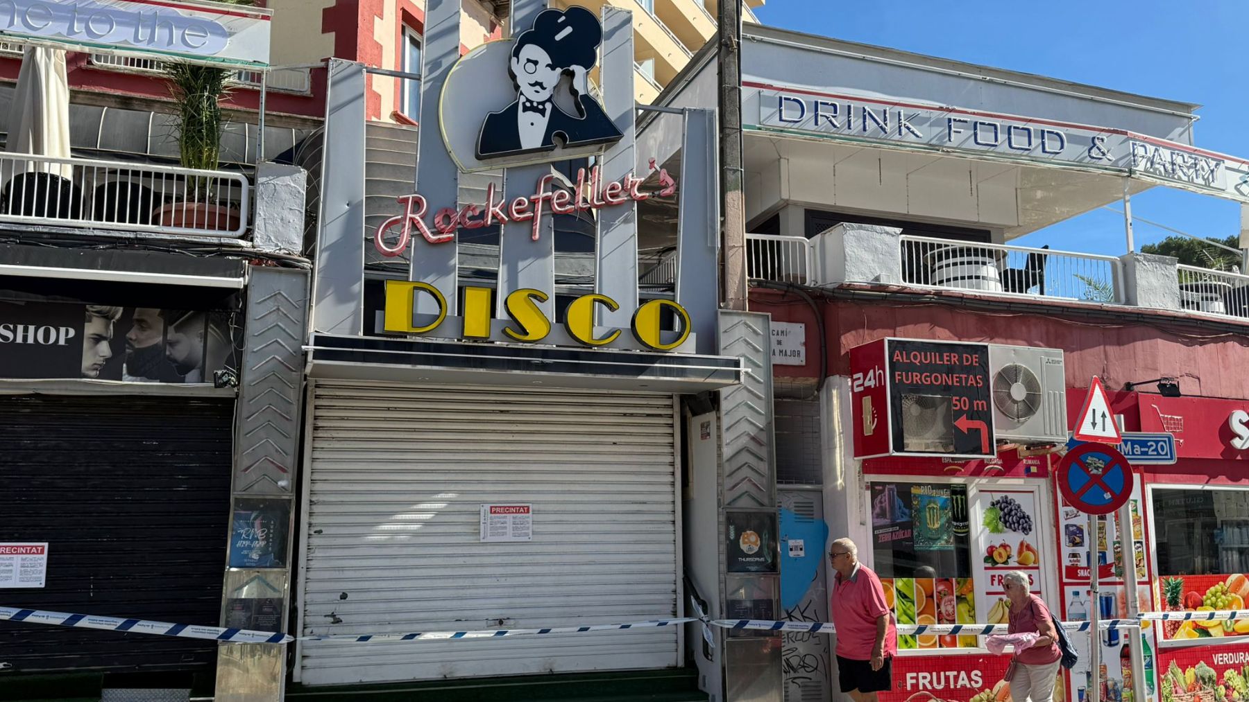 Precintada la histórica discoteca Rockefeller de Palma por riesgo de derrumbe