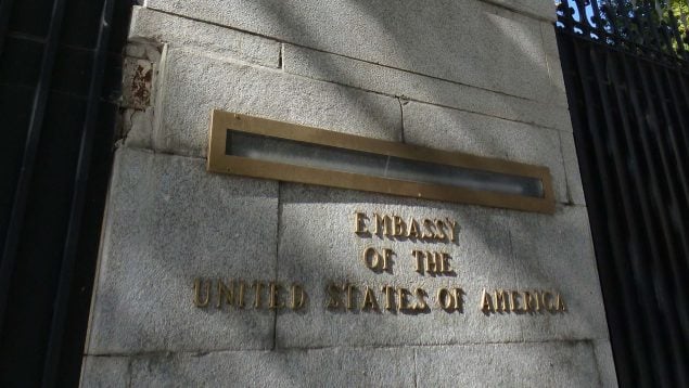 Ibex 35, EEUU, embajada