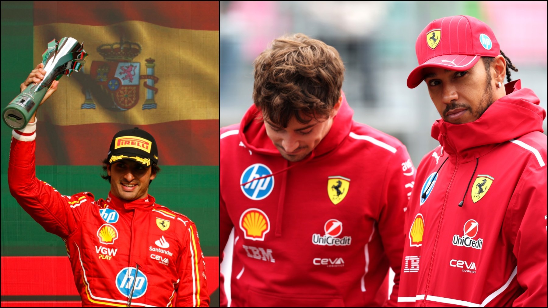 La caída de Ferrari en un año: 156 puntos menos que en 2024 y sin victorias desde la de Sainz en México