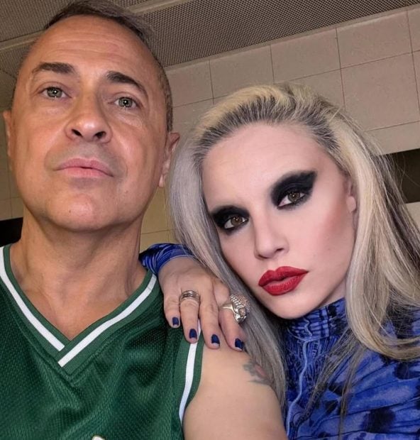 Alaska junto a su amigo, el DJ Pedro Munster. (Instagram)