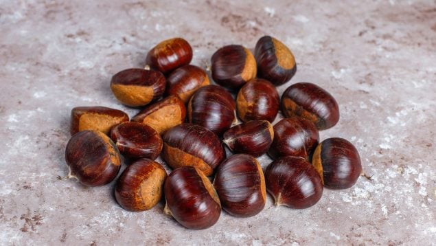 Castañas, truco, truco de cocina