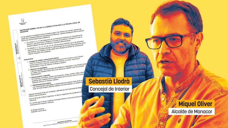 El alcalde separatista de Manacor quiere obligar a sus policías a que hablen en catalán entre ellos