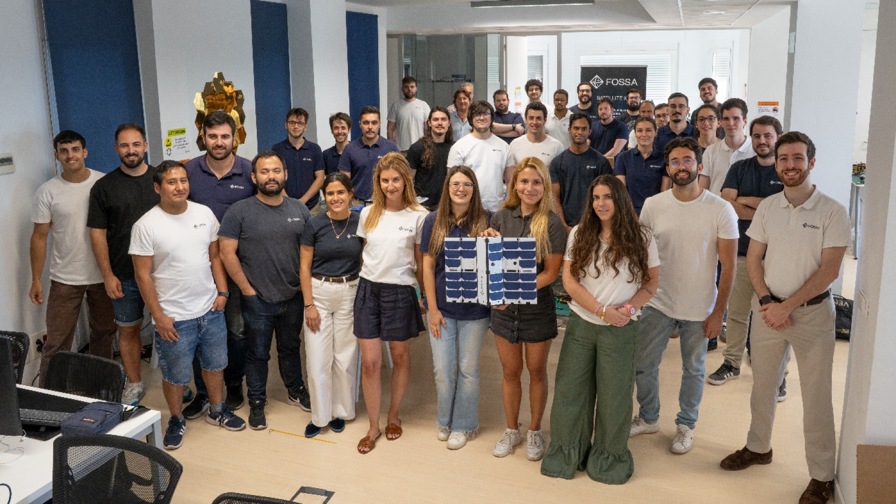 Los trabajadores de Fossa Systems.