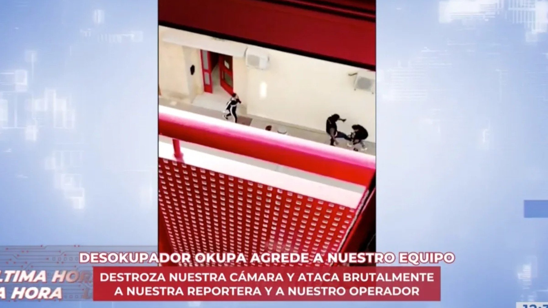 Un okupa da una paliza brutal a un equipo de ‘En boca de todos’: «Pensé que nos mataba»