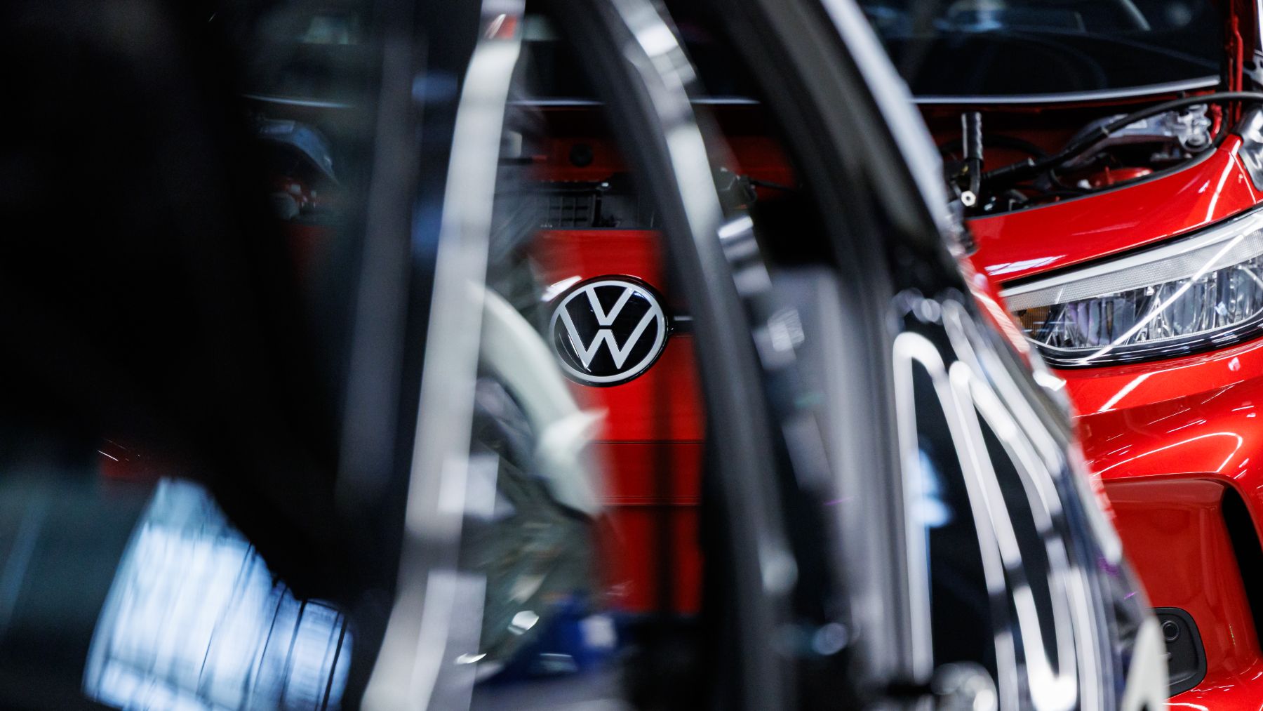 El logotipo de Volkswagen.