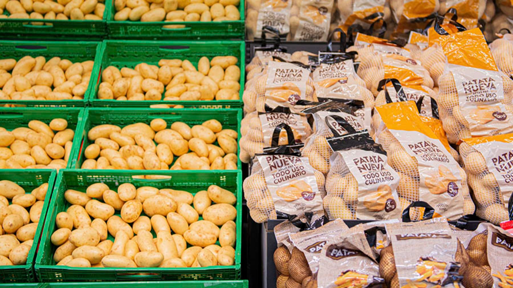 Patatas en Mercadona.