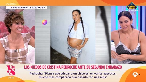Cristina Pedroche en el programa de 'Y ahora Sonsoles'. (Atresmedia)