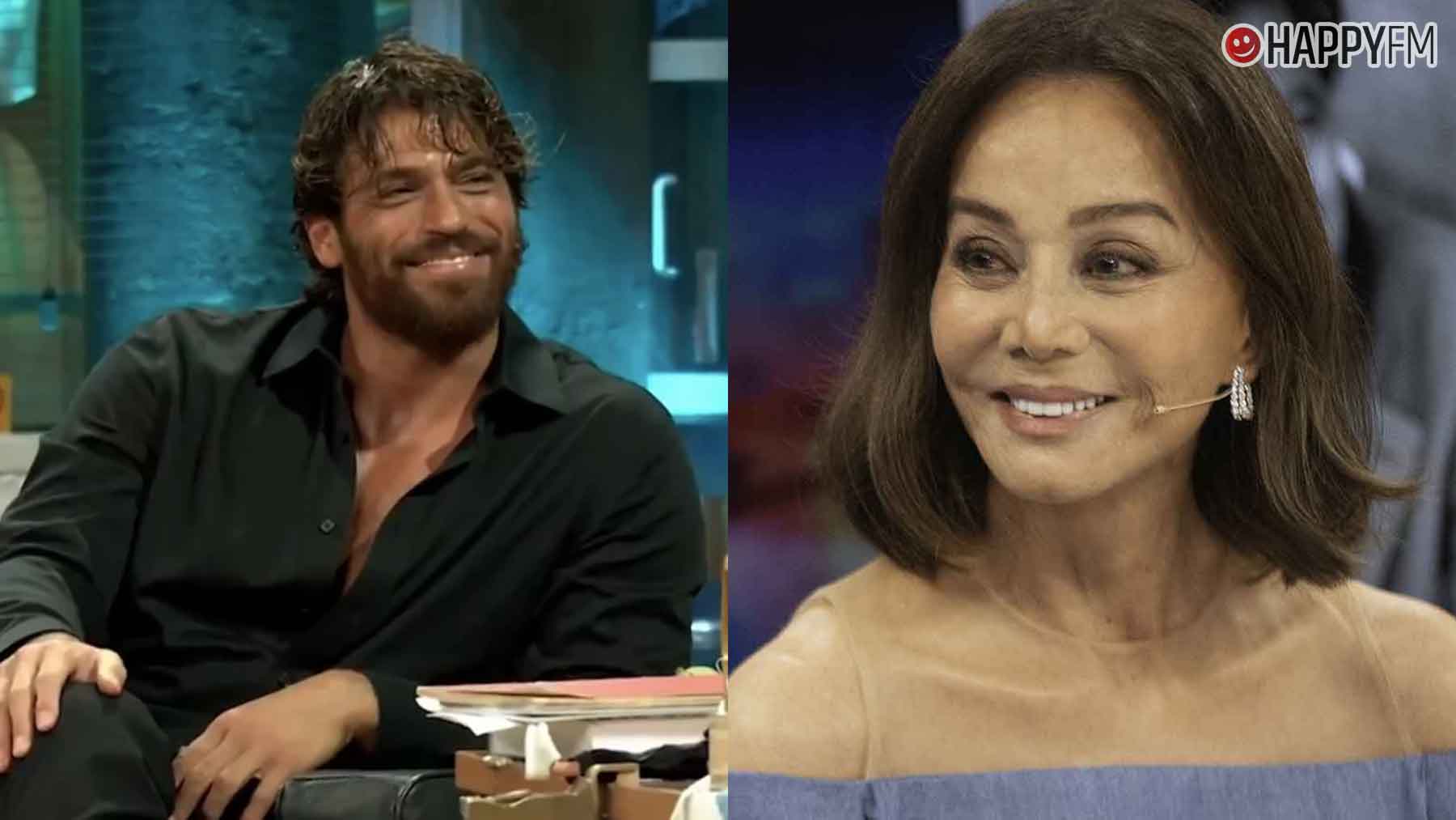 Can Yaman e Isabel Preylser (RTVE y Atresmedia).