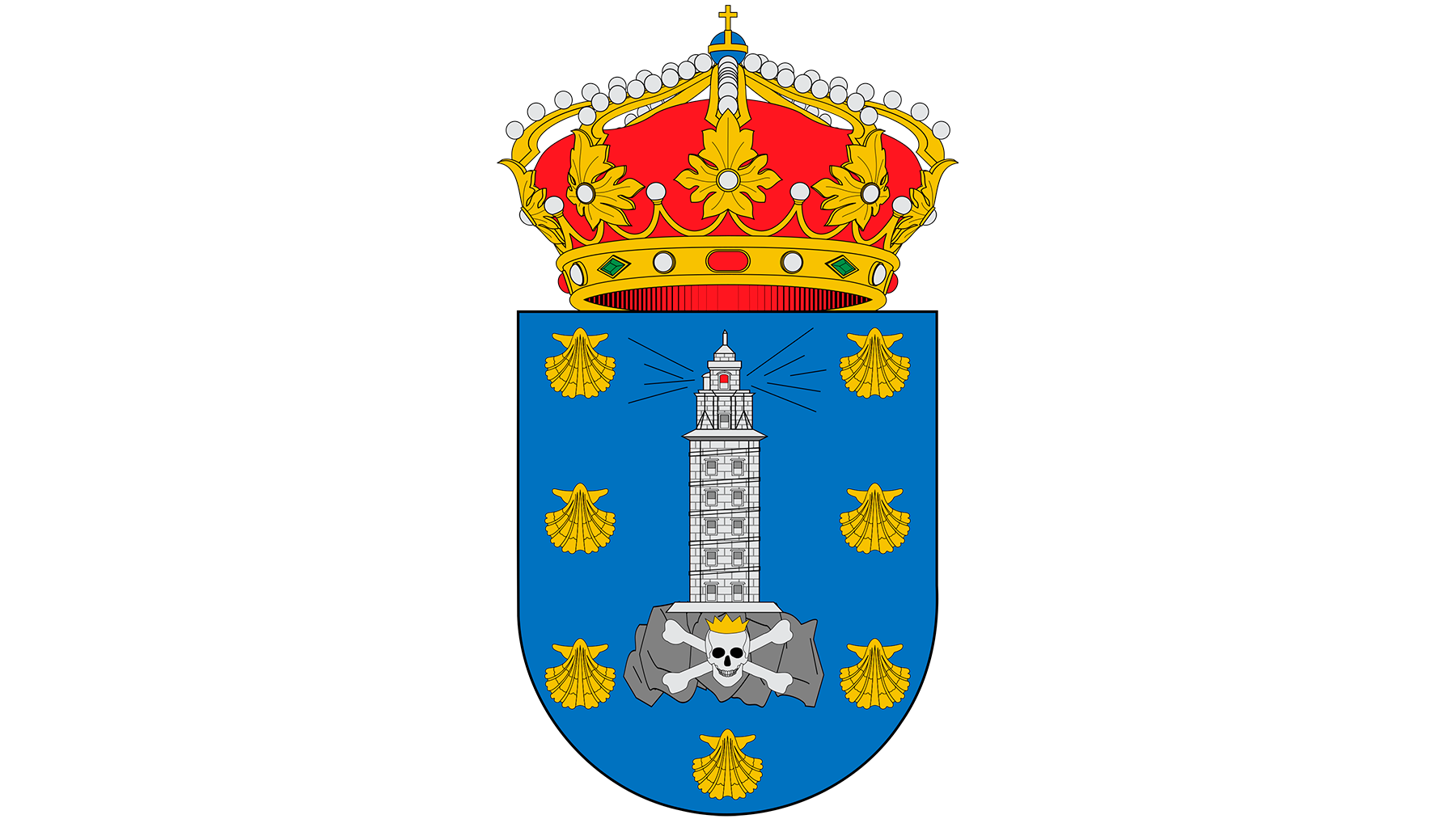 Escudo de La Coruña.