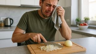 Cortar cebolla sin llorar