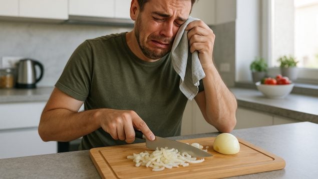 Cortar cebolla sin llorar