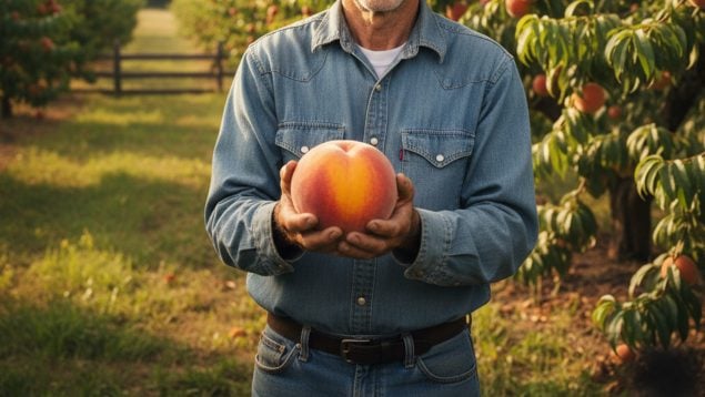 Melocotón más grande del mundo